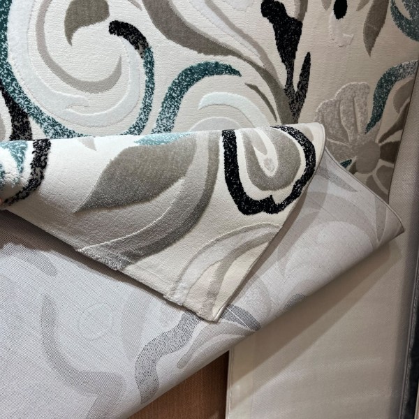 سجاد فانتاستيك تركي K404AC سماوي مقاس 200*300