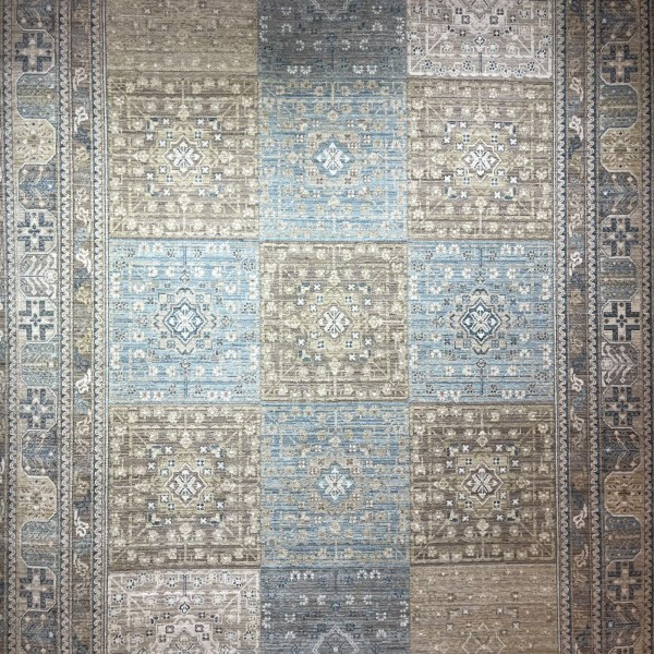 سجاد مكناس بوهيمي تركي OL406C بني مقاس 100*300
