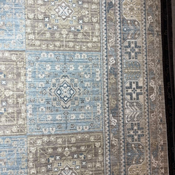 سجاد مكناس بوهيمي تركي OL406C بني مقاس 100*300