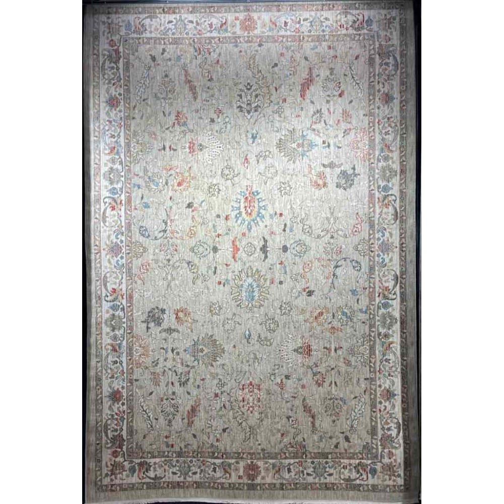 سجاد تركي مود H689CC بيج مقاس 100*300