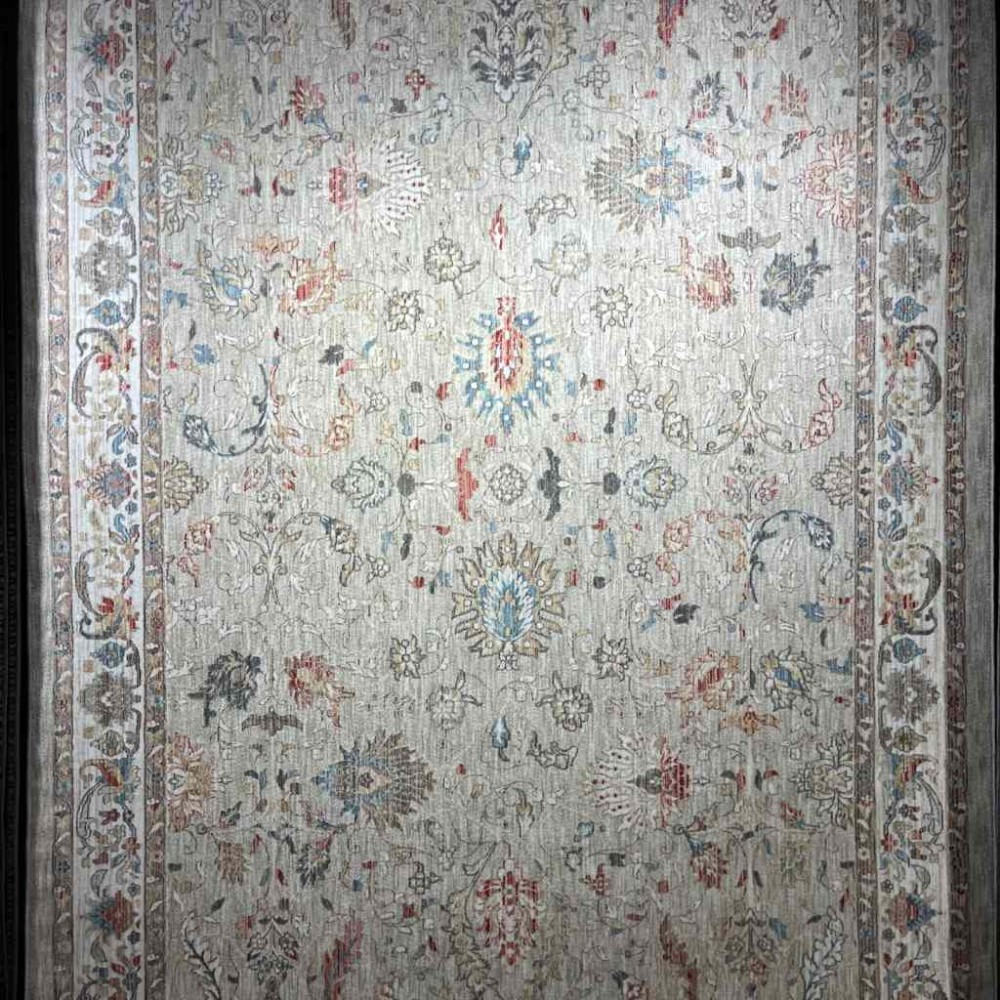 سجاد تركي مود H689CC بيج مقاس 100*300