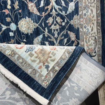 سجاد تركي مود H689CC سماوي مقاس 150*220