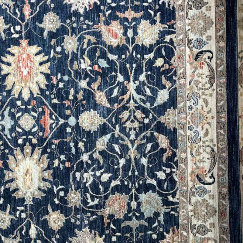 سجاد تركي مود H689CC سماوي مقاس 150*220