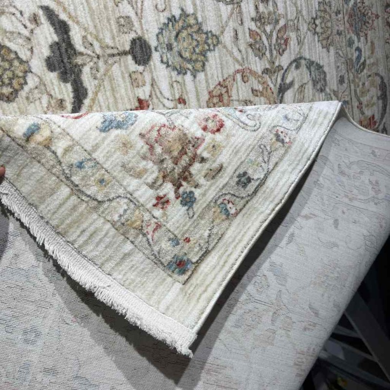 سجاد تركي مود H689CC كريم مقاس 150*220