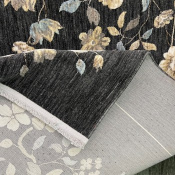 سجاد بوهيمي تركي مود J555AE انتراسيت مقاس 50*80
