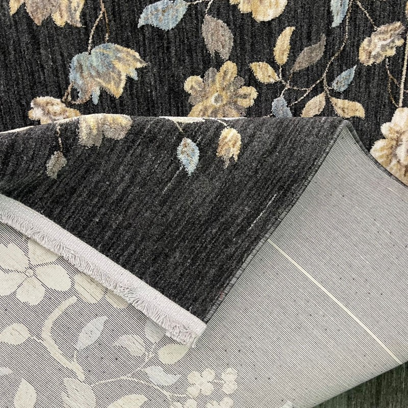 سجاد بوهيمي تركي مود J555AE انتراسيت مقاس 50*80