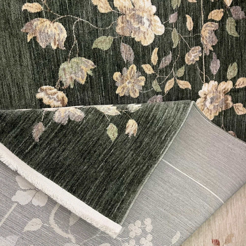 سجاد بوهيمي تركي مود J555AE اخضر مقاس 400*500