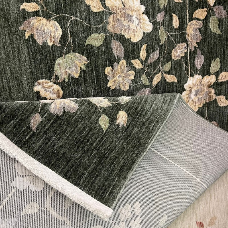 سجاد بوهيمي تركي مود J555AE اخضر مقاس 400*500