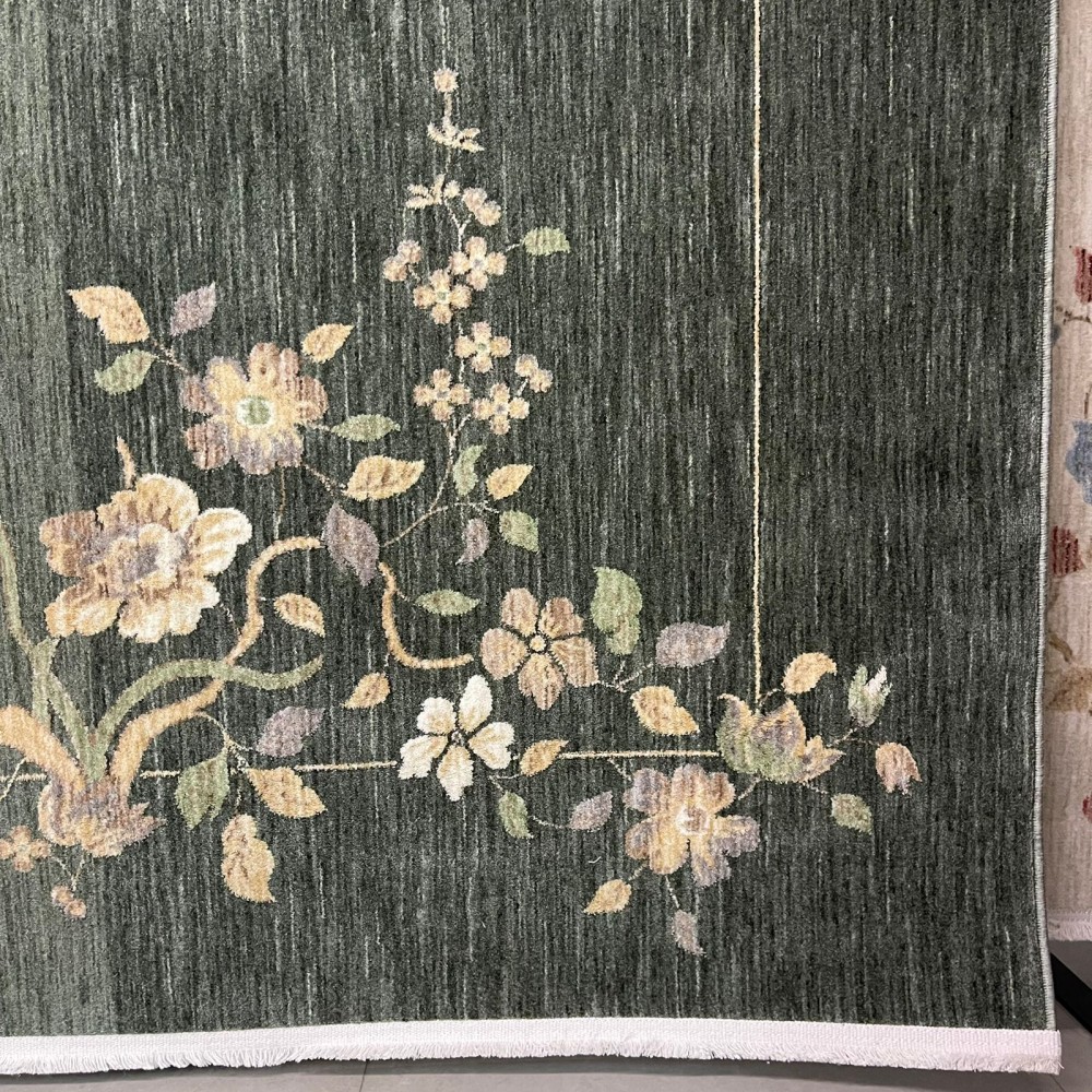 سجاد بوهيمي تركي مود J555AE اخضر مقاس 400*500