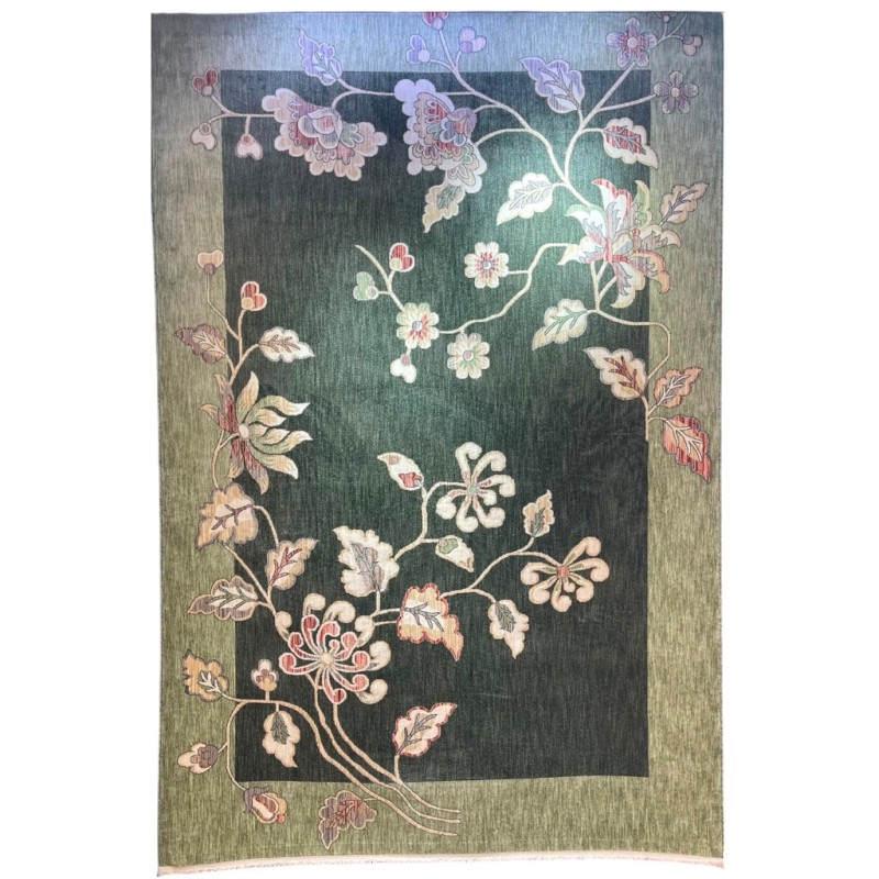 سجاد مود بوهيمي تركي J593AC اخضر مقاس 150*220