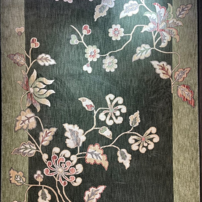سجاد مود بوهيمي تركي J593AC اخضر مقاس 150*220