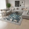 سجاد مود بوهيمي تركي J593AC انثراسيت رصاصي مقاس 300*400