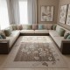 سجاد مود بوهيمي تركي J593AC بني مقاس 100*300