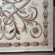 سجاد اويال تركي 9661D ابيض تيرا مقاس 250*350
