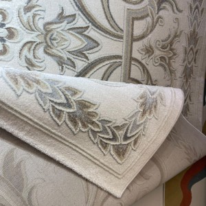 سجاد اويال تركي 9661D ابيض بيج مقاس 300*400