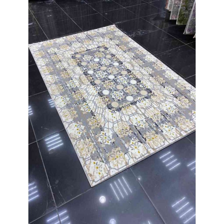 سجاد استقبال بلغاري 015 بيج و رصاصي