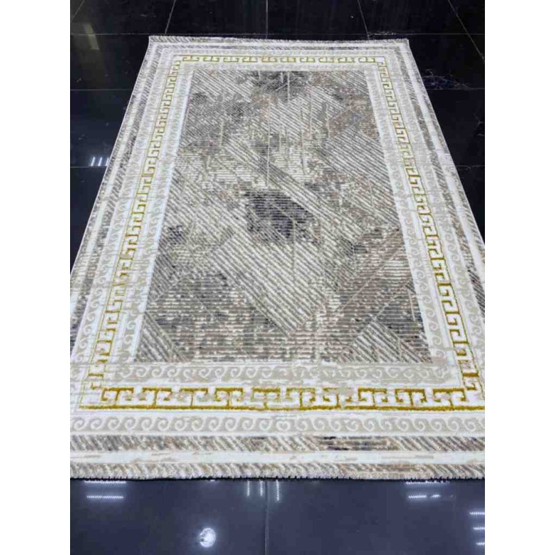 سجاد استقبال بلغاري 776 بيج و رصاصي