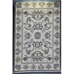 سجاد تركي فلــورانـسـيا 634 نقش فرنسي لون رصاصي فاتح مقاس 50*80 سجاد تركي فلــورانـسـيا 634 نقش فرنسي لون رصاصي فاتح مقاس 50*80