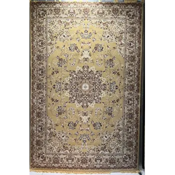 سجاد تركي مرسيليا 2799A كلاسيك مظغوط فاخر بيج مقاس 300*400