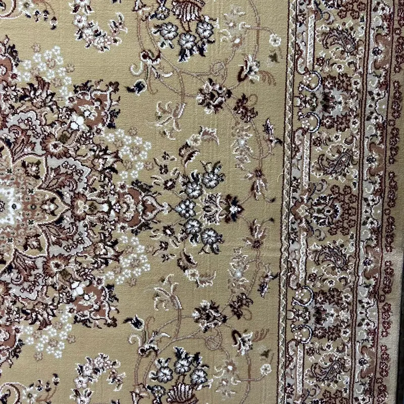 سجاد تركي مرسيليا 2799A كلاسيك مظغوط فاخر بيج مقاس 300*400