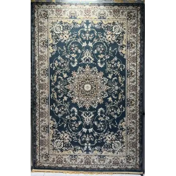 سجاد تركي مرسيليا 2799A كلاسيك مظغوط فاخر سماوي مقاس 200*300