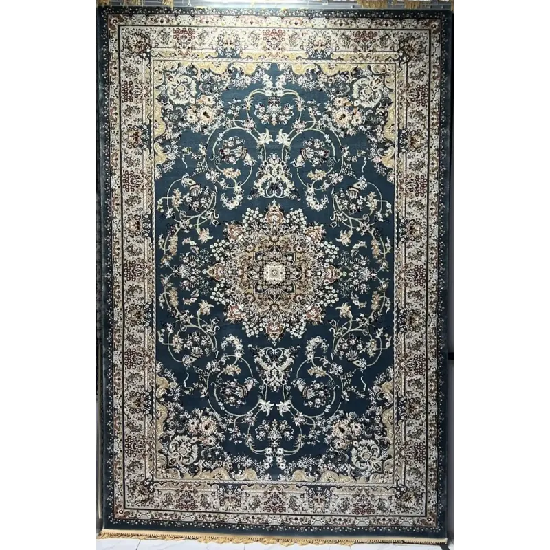 سجاد تركي مرسيليا 2799A كلاسيك مظغوط فاخر سماوي مقاس 400*600