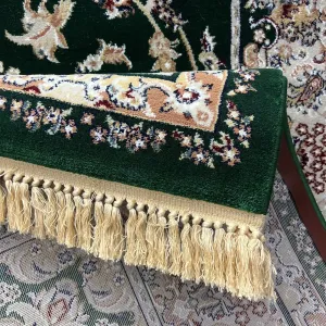 سجاد تركي مرسيليا 2799A كلاسيك مظغوط فاخر اخضر زيتي مقاس 100*200 سجاد تركي مرسيليا 2799A كلاسيك مظغوط فاخر اخضر زيتي مقاس 100*200