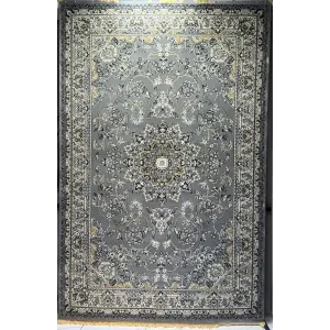 سجاد تركي مرسيليا 2799A كلاسيك مظغوط فاخر رصاصي فاتح مقاس 150*230
