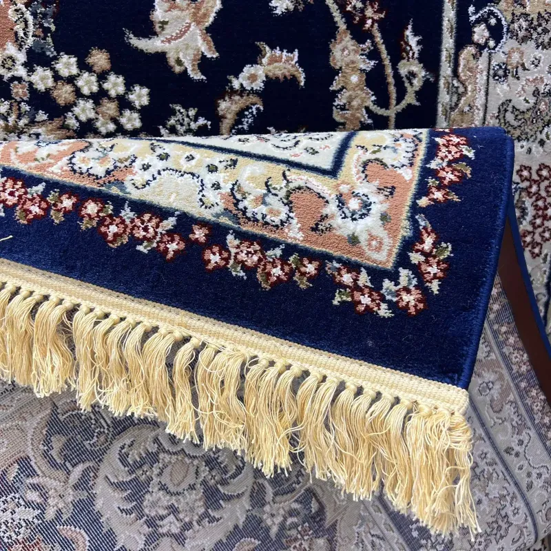 سجاد تركي مرسيليا 2799A كلاسيك مظغوط فاخر كحلي مقاس 400*600