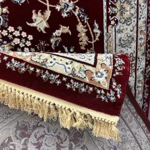 سجاد تركي مرسيليا 2799A كلاسيك مظغوط فاخر احمر مقاس 150*230 سجاد تركي مرسيليا 2799A كلاسيك مظغوط فاخر احمر مقاس 150*230